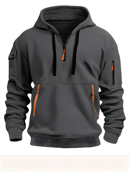 MAX | STIJLVOLLE HOODIE MET RITSEN