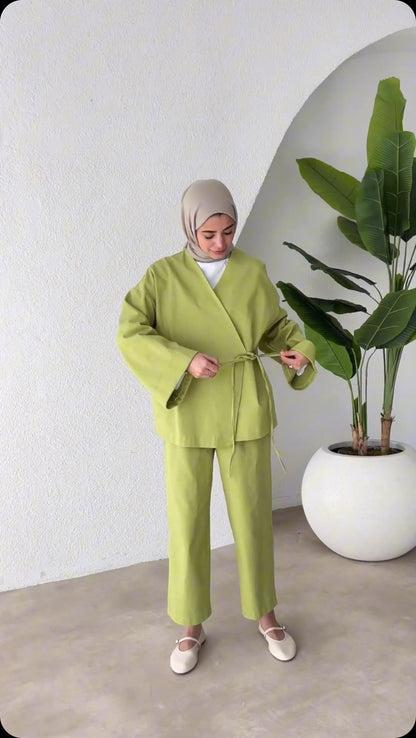 Elegante Kimono Set voor Hijab's