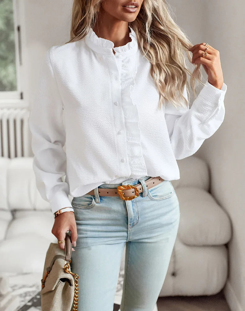 Fivy - Gestreepte Elegante Blouse