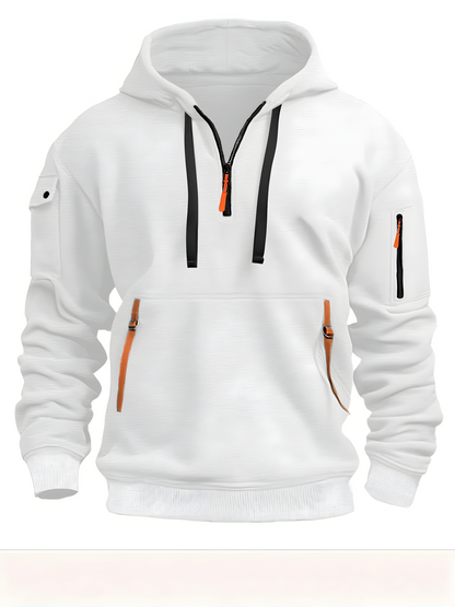 MAX | STIJLVOLLE HOODIE MET RITSEN