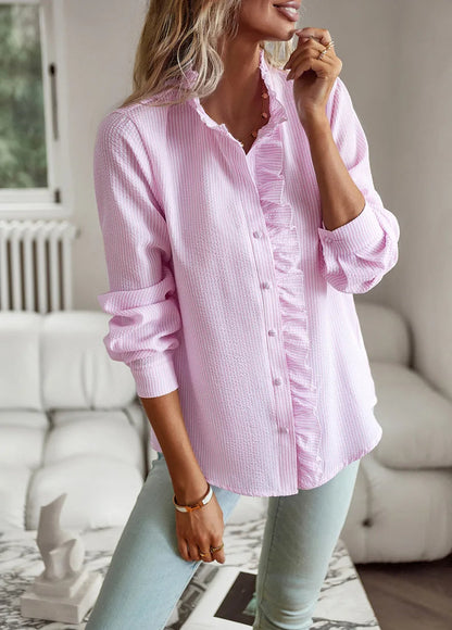 Fivy - Gestreepte Elegante Blouse