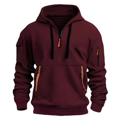 MAX | STIJLVOLLE HOODIE MET RITSEN