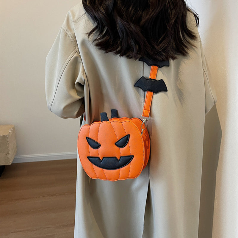 Halloween Pompoen Crossbody Tas - Maak jouw Halloween outfit compleet!