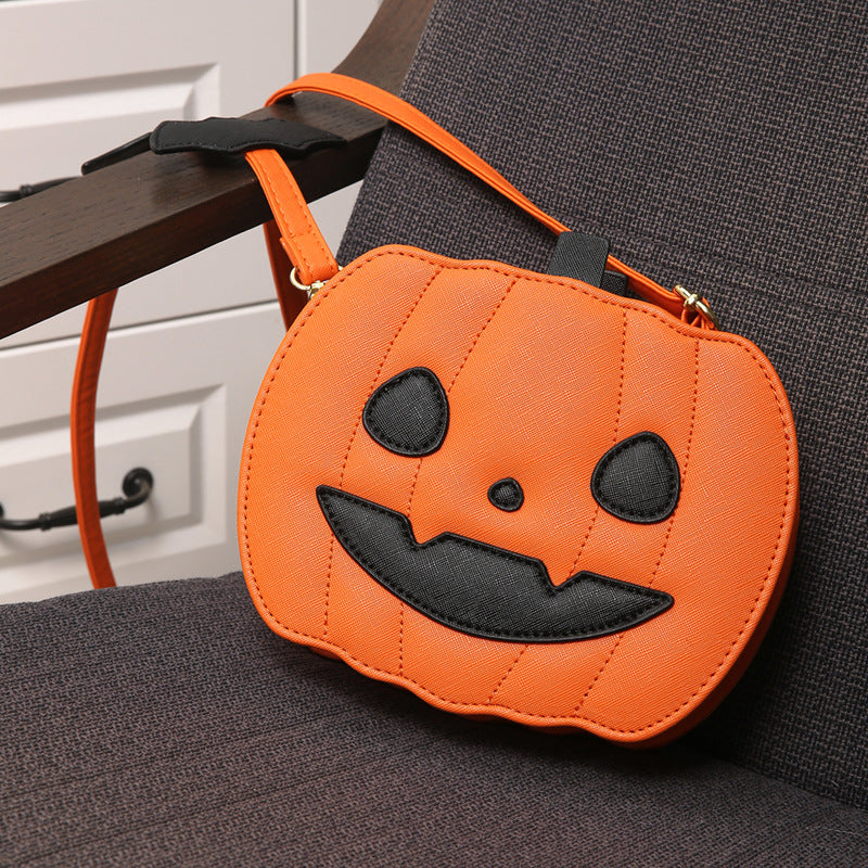 Halloween Pompoen Crossbody Tas - Maak jouw Halloween outfit compleet!