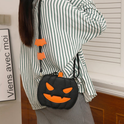 Halloween Pompoen Crossbody Tas - Maak jouw Halloween outfit compleet!