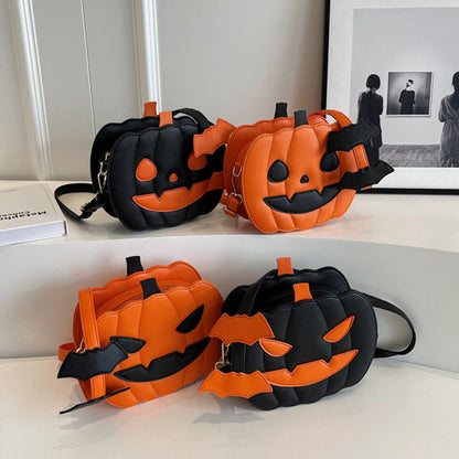 Halloween Pompoen Crossbody Tas - Maak jouw Halloween outfit compleet!