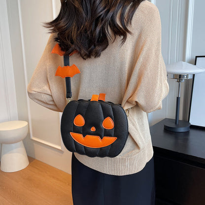 Halloween Pompoen Crossbody Tas - Maak jouw Halloween outfit compleet!