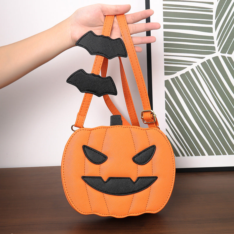 Halloween Pompoen Crossbody Tas - Maak jouw Halloween outfit compleet!