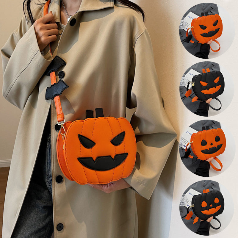 Halloween Pompoen Crossbody Tas - Maak jouw Halloween outfit compleet!